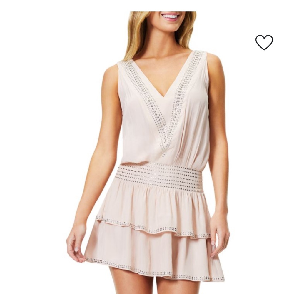 Ramy Brook Carlyle Flared Ruffle Mini Dress